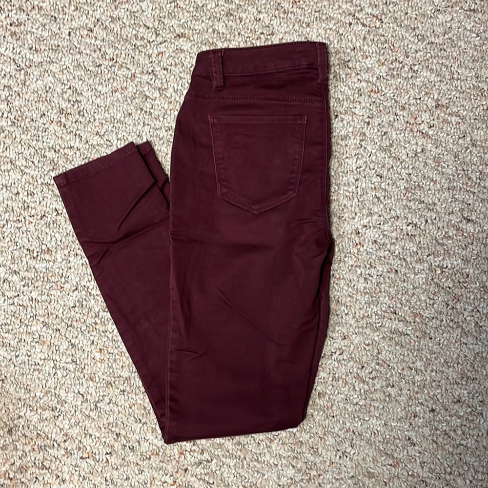 Design Lab Maroon Pants